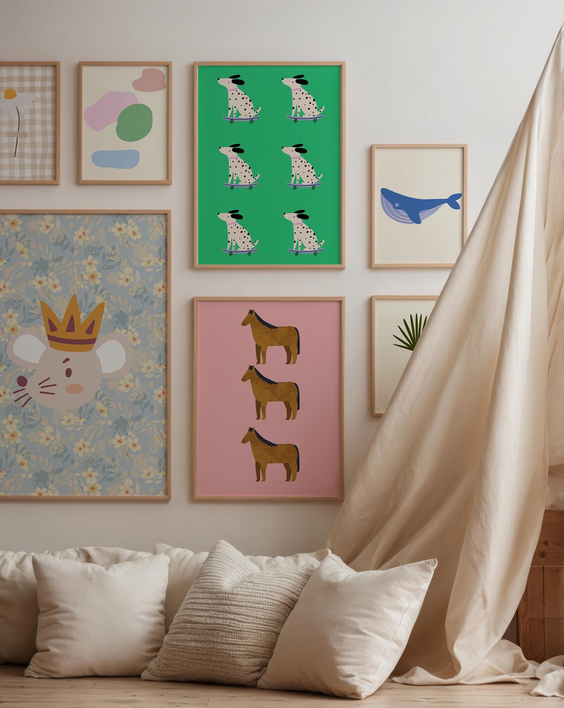 Kids Room Animal Quote Nursery Decor Art Print