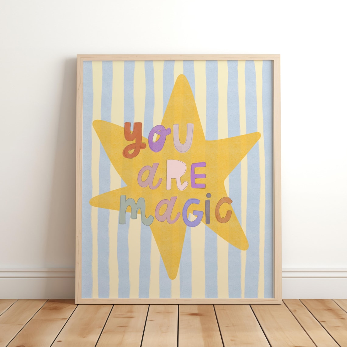 You Are So Loved Nursery Wall Art, Watercolor