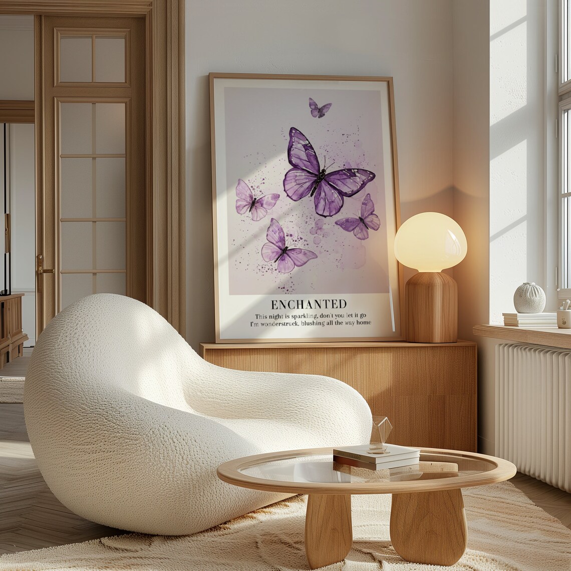 Wonderstruck Butterfly Watercolor Art Print - Image 2