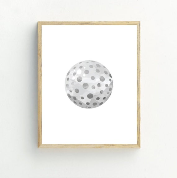 Golf Ball Print Sports Wall Art Boy Bedroom Decor Nursery Art Print Golf Gifts Game Room Wall Decor 5x7 8x10 11x14