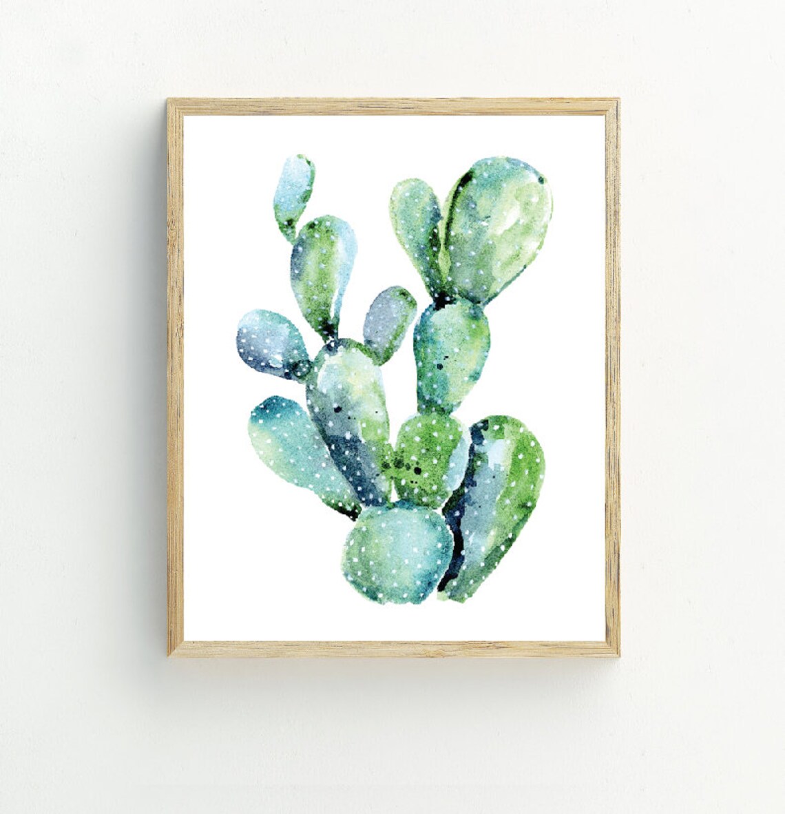 Watercolor Cactus Art Print, Southwestern Botanical Decor - Image 2