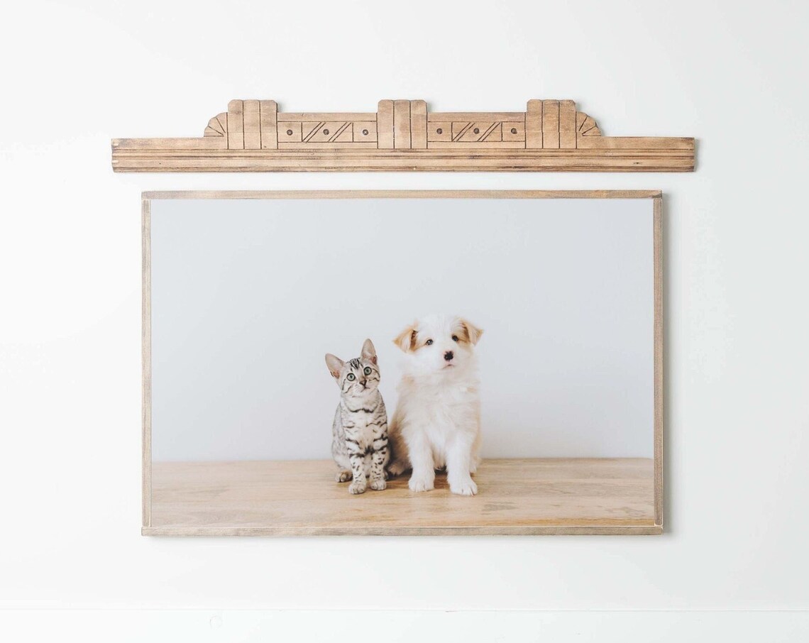 Custom Pet Portrait Photo Print, Personalized Pet Art