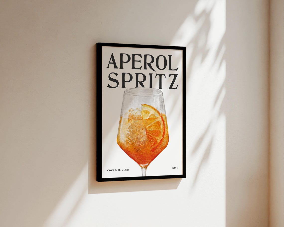 Aperol Spritz - Cocktail Print - Image 3