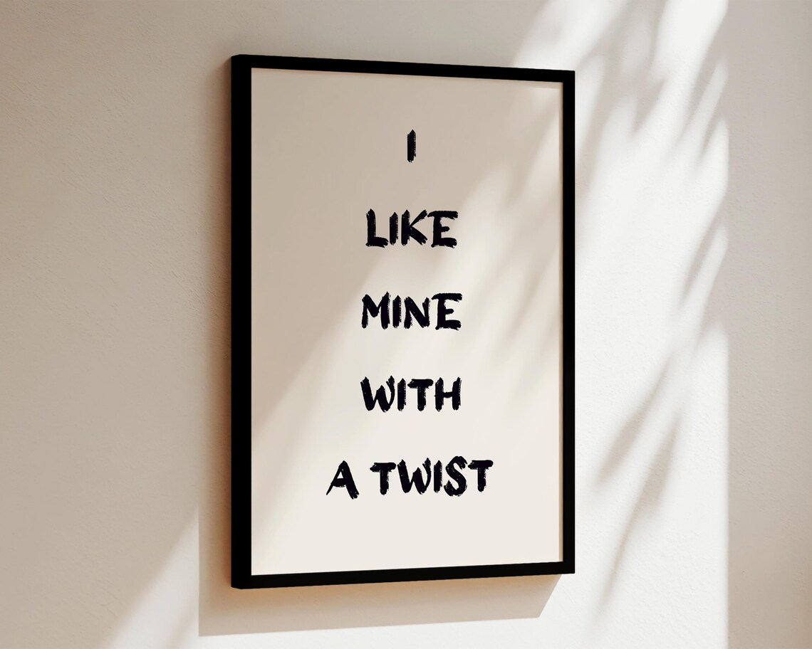 Book Wall Art Plot Twist Quote, Literary Decor - Image 2