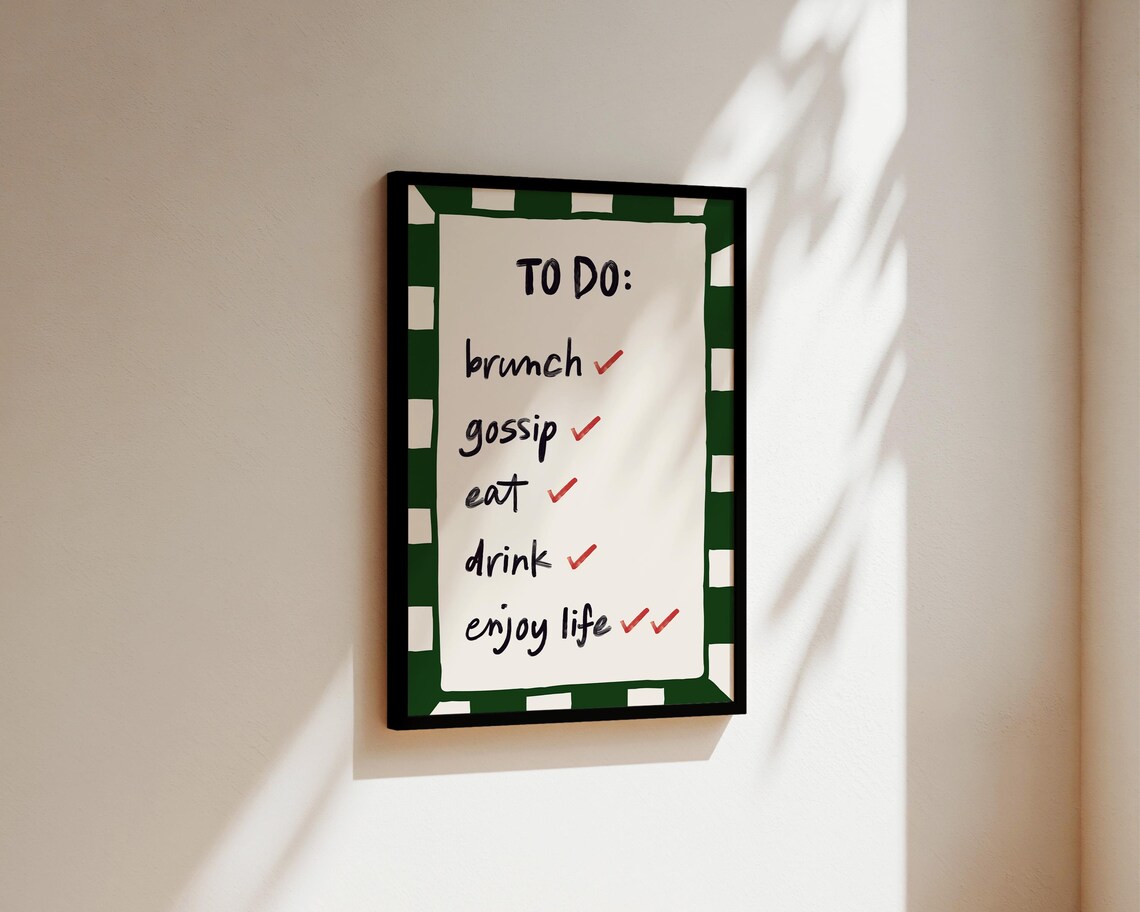 Brunch Kitchen Poster, Retro Kitchen Art Print - Image 3