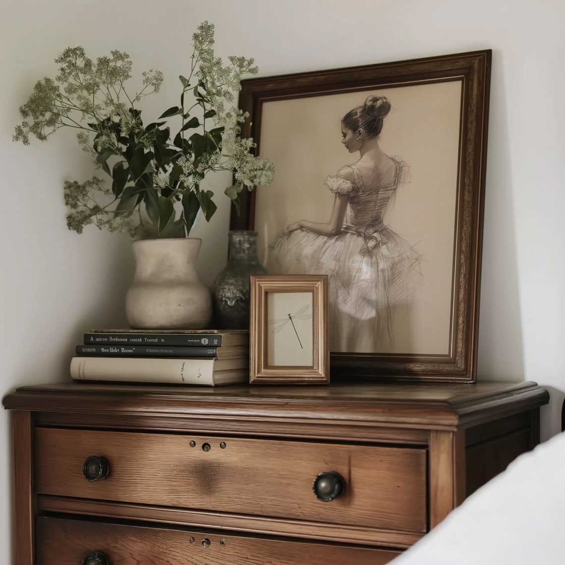 Ballerina Print Vintage Art Ballerina Sketch Neutral Nursery Print Classical Ballet Wall Art 904 - Image 3