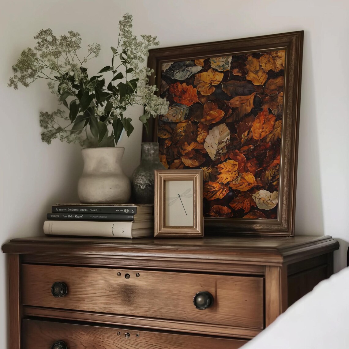 Autumn Leaves Botanical Fall Wall Art Print - Image 3