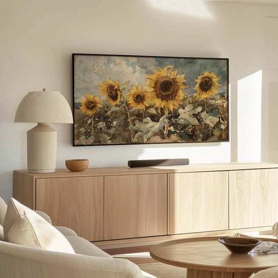 Sunflower Field Spring-Summer Art Print