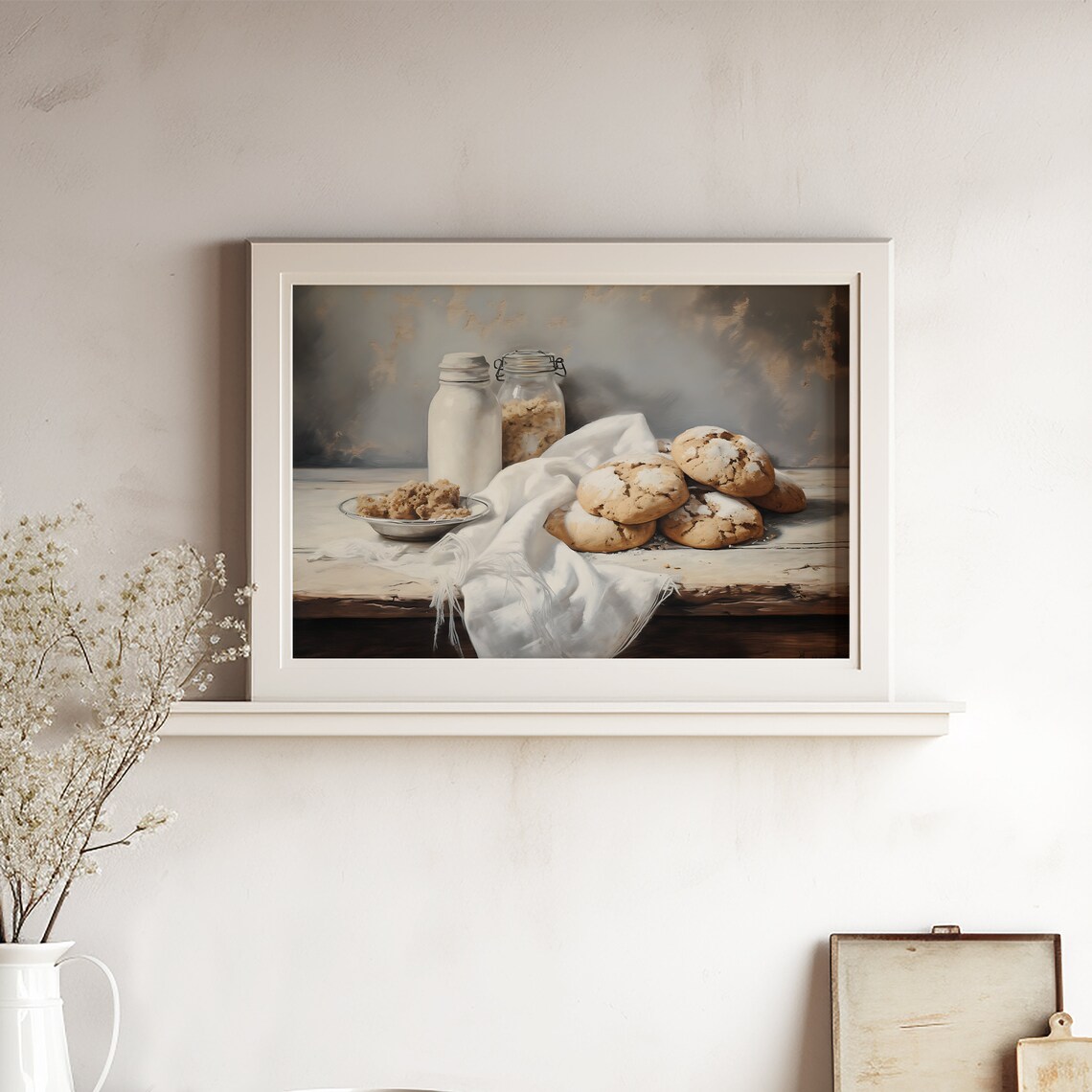 Farmhouse Cookies Vintage Kitchen Art Print - Image 4