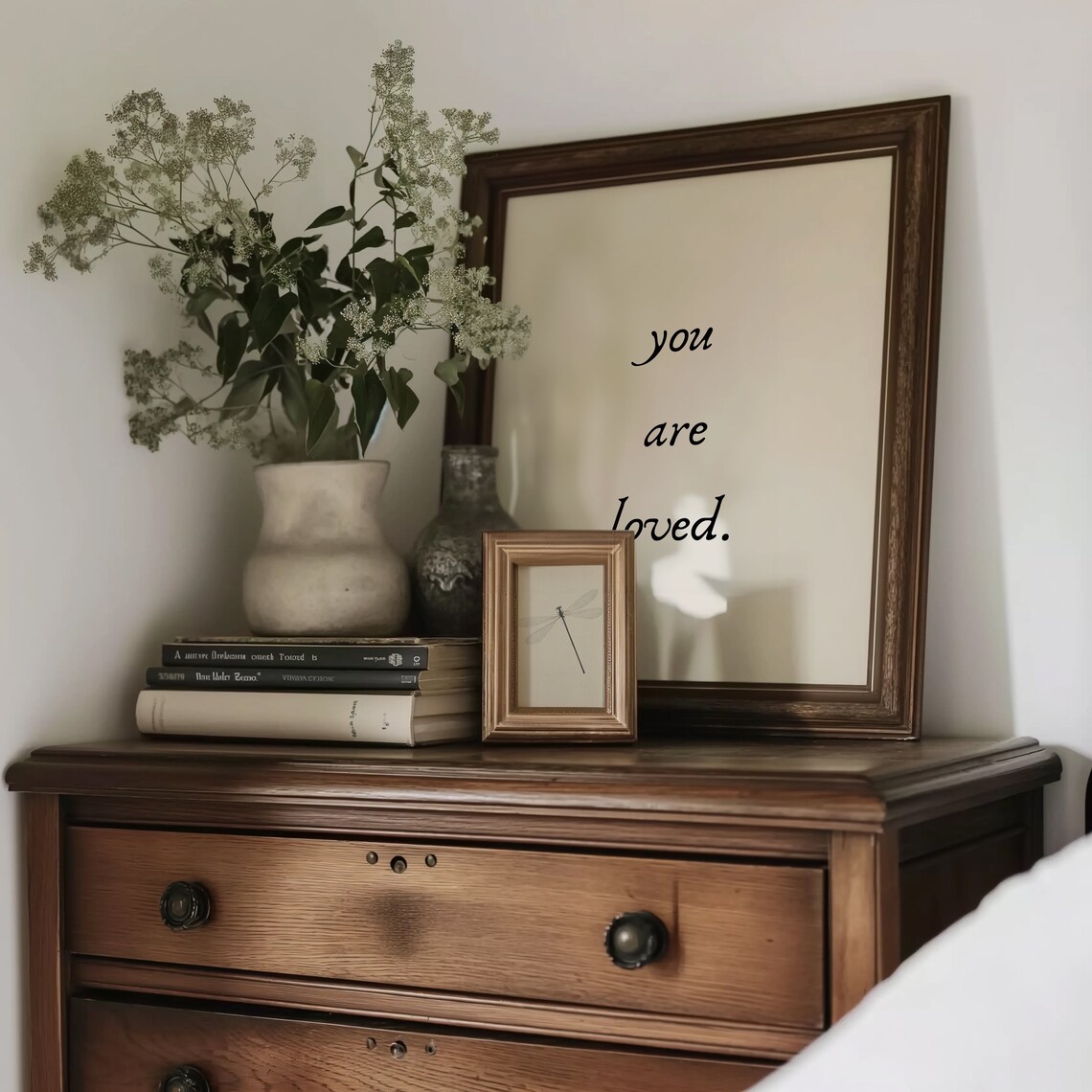 You Are Loved Quote Art Print, Neutral Nursery Decor - Image 5