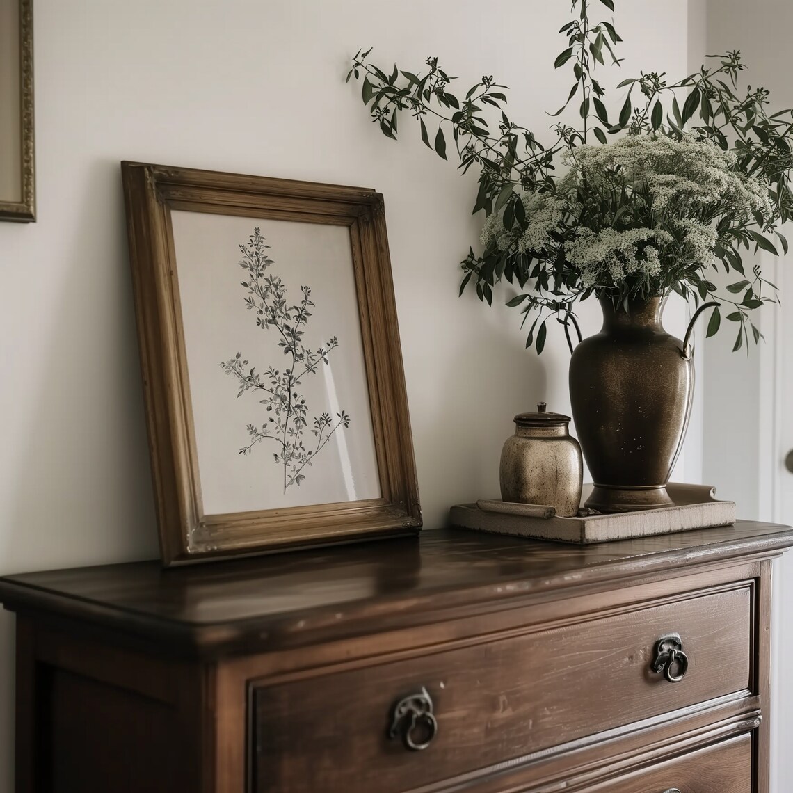 Botanical Illustration Print, Vintage Floral Sketch - Image 5
