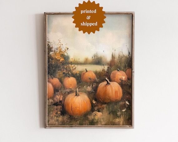 Pumpkin Patch - Muted Vintage Style