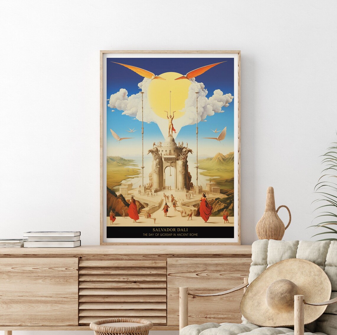 Salvador Dali Exhibition Poster, Surreal Art Print