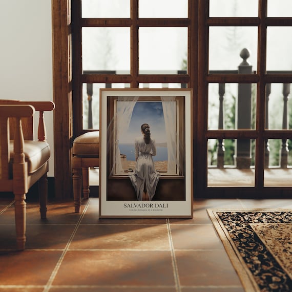 Salvador Dali Young Woman At Window Salvador Dali Print Surrealism