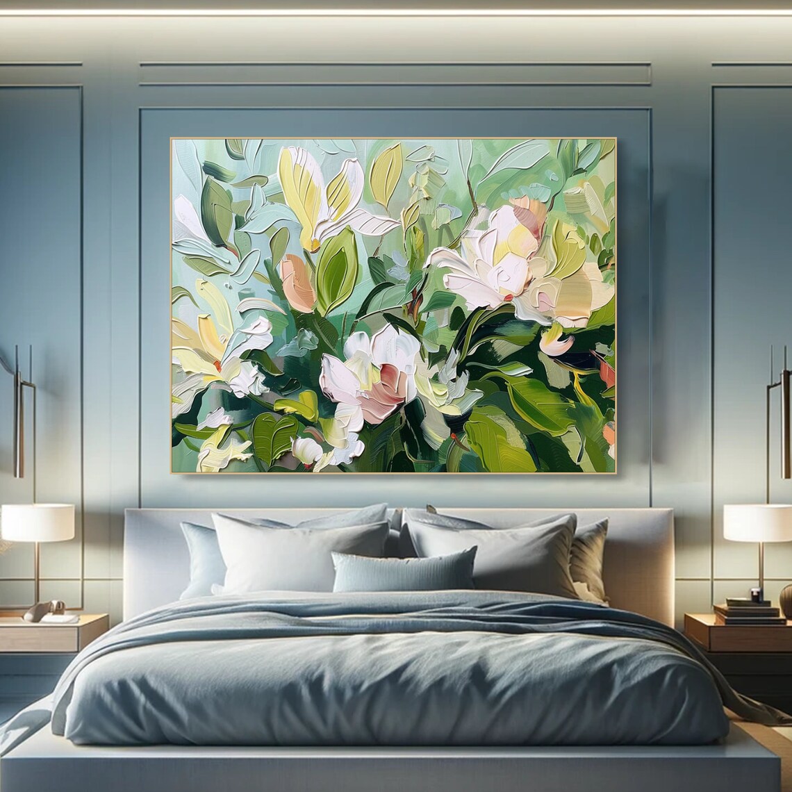 Botanical Garden Oil-Painting Style Art Print - Image 5