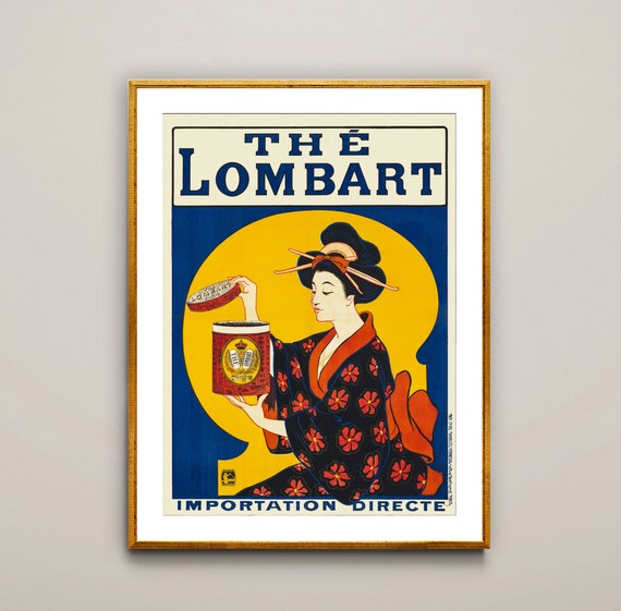 The Lombart Vintage Fooddrink Poster Poster Paper Or Print Gift Idea
