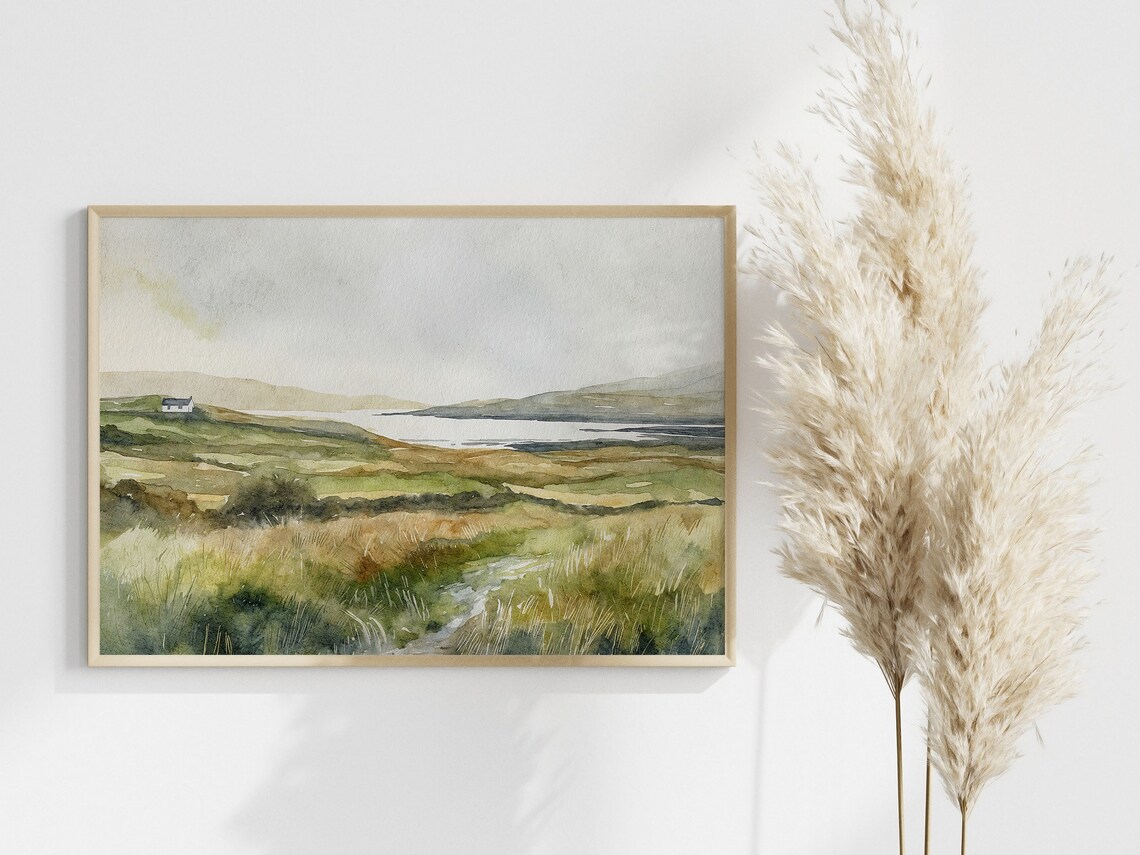 Dingle Peninsula Watercolor Art Print, Ireland - Image 3
