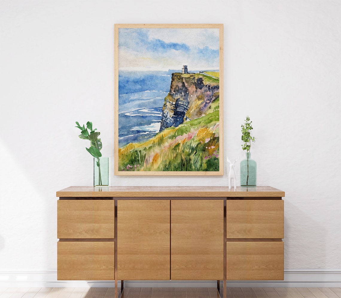 Obriens Tower Cliffs Of Moher Ireland Wild Atlantic Way Art Poster - Image 5