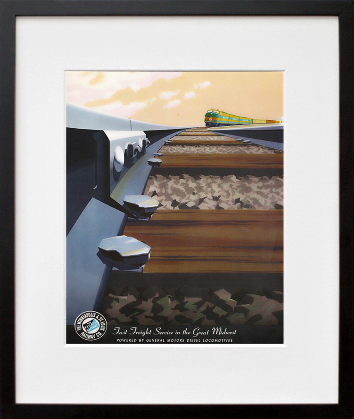 Locomotive Travel Poster, Railroad Art Print - Image 2