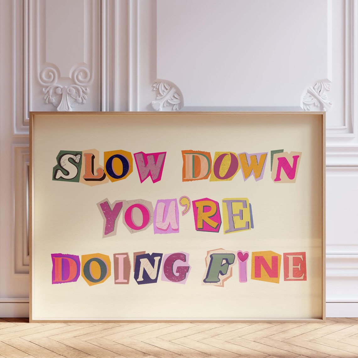 Slow Down Youre Doing Fine Billy Joel Art Print - Image 2