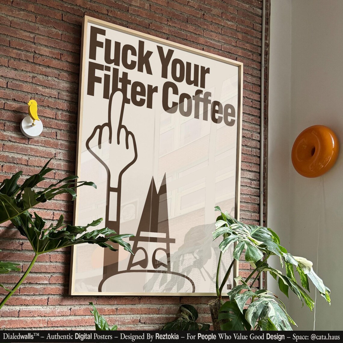 Filter Coffee Wall Art Unique Wall Prints Retro Espressos Print Poster Print Creative Bialetti Poster