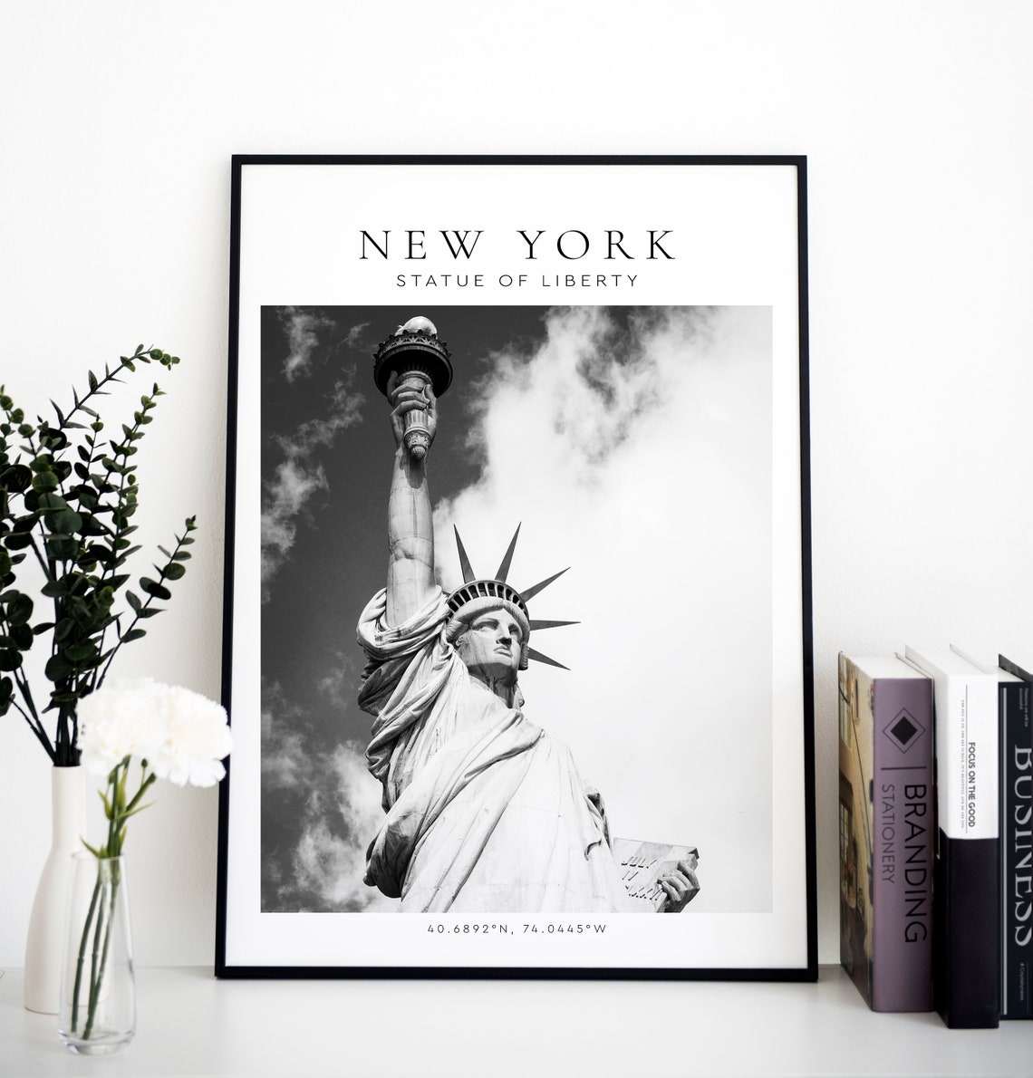 Statue Of Liberty New York New York Photography New York Coordinates New York Wall Art Wall Art Home Decor Travel Photo Architecture Urban - Image 5