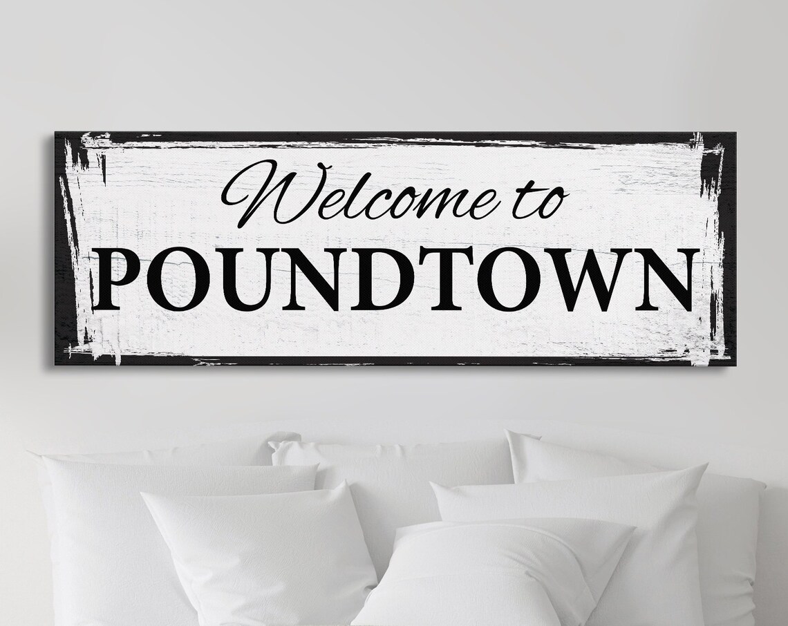 Welcome to Poundtown Funny Housewarming Art Print