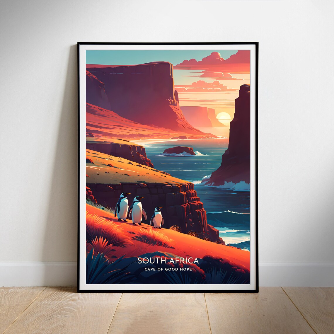 South Africa Travel Poster, Cape Of Good Hope - Image 2