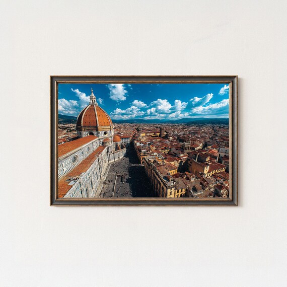 Florence Duomo Italy Cathedral Cityscape Wall Art Print