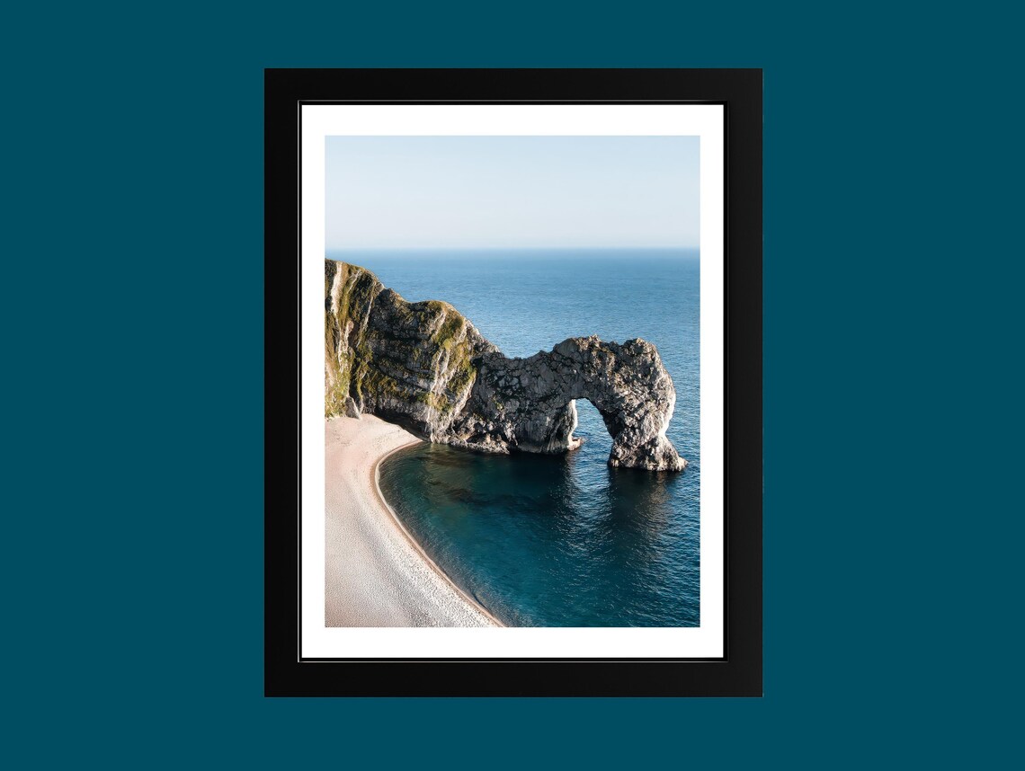 Durdle Door Jurassic Coast England Limestone Arch Sea Fine Art Print