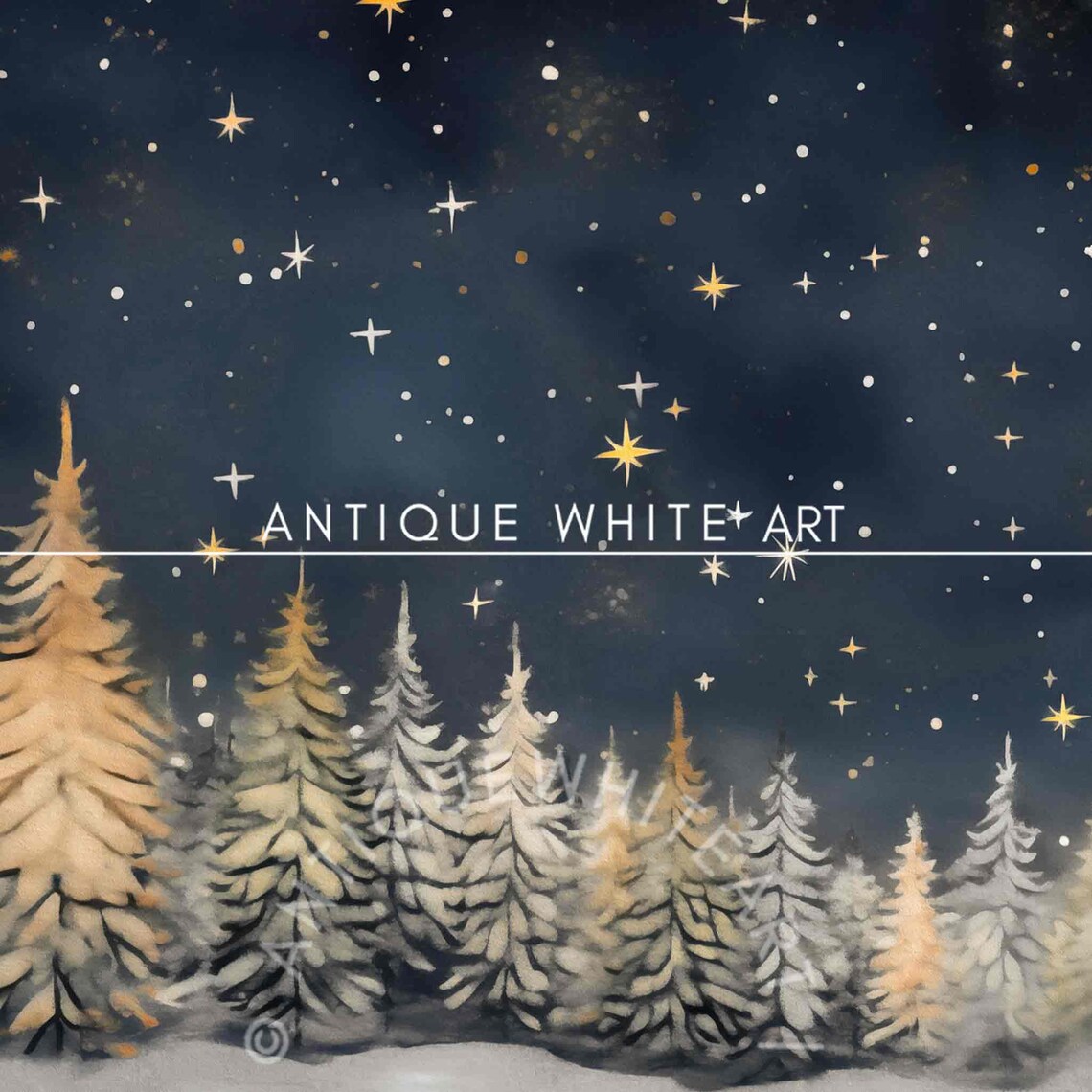 Christmas TV Art, Festive Snowy Winter Art - Image 3