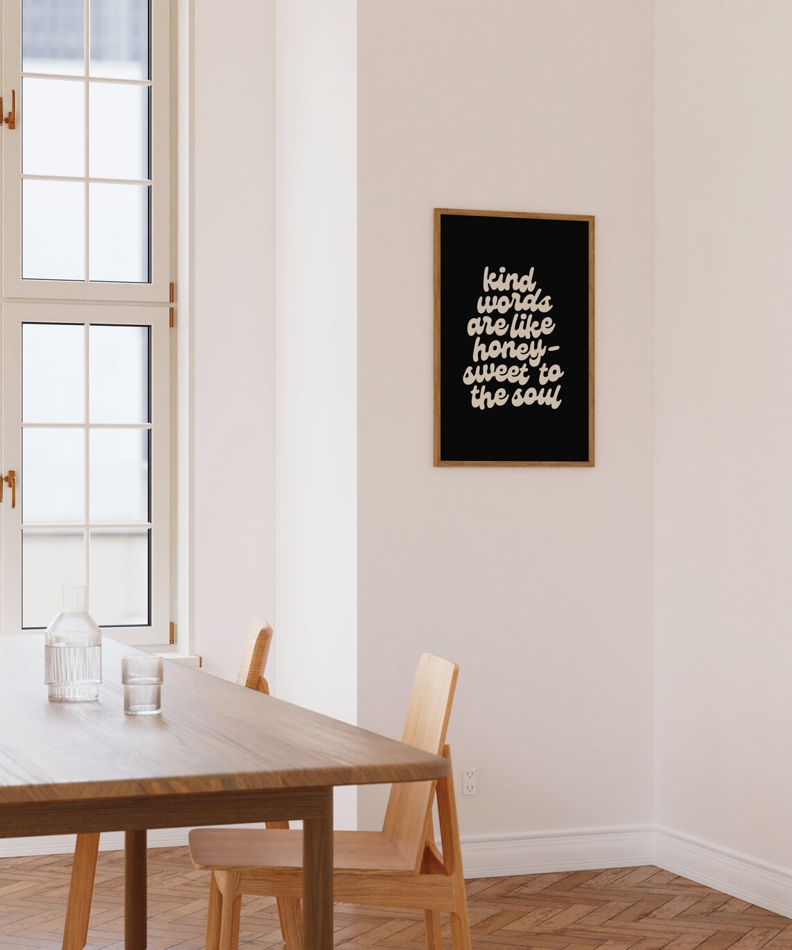Kind Words Are Like Honey, Minimalist Christian Print - Image 4