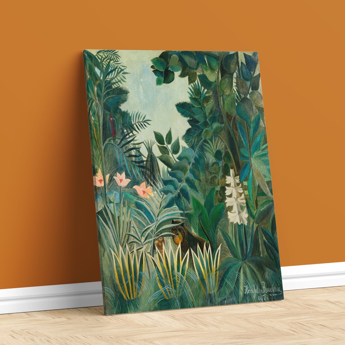 Henri Rousseau The Equatorial Jungle 1909 Tropical Forest Scene Poster - Image 4