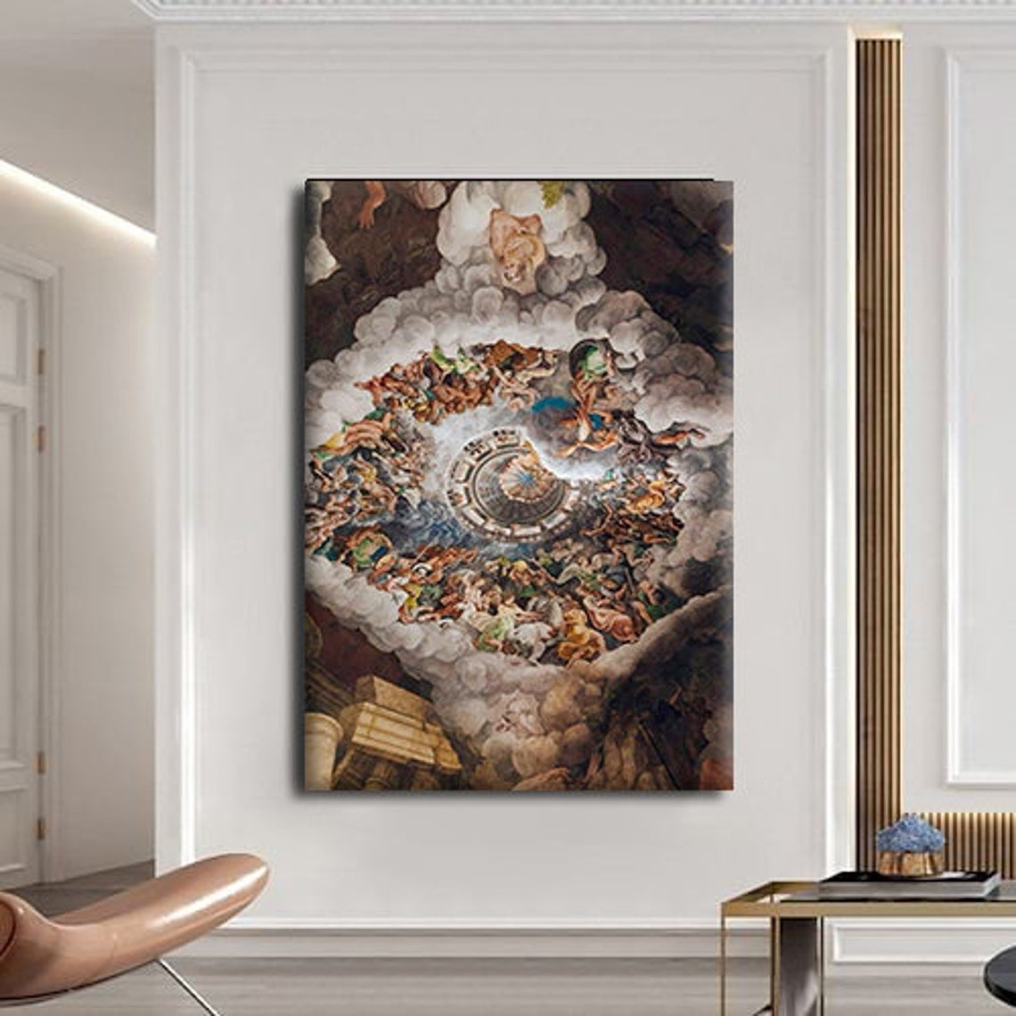 Baroque Ceiling Fresco Dome Mythological Figures Classical Art Poster - Image 4