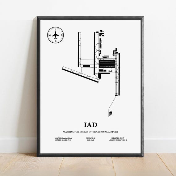 IAD Washington Dulles International Airport Map