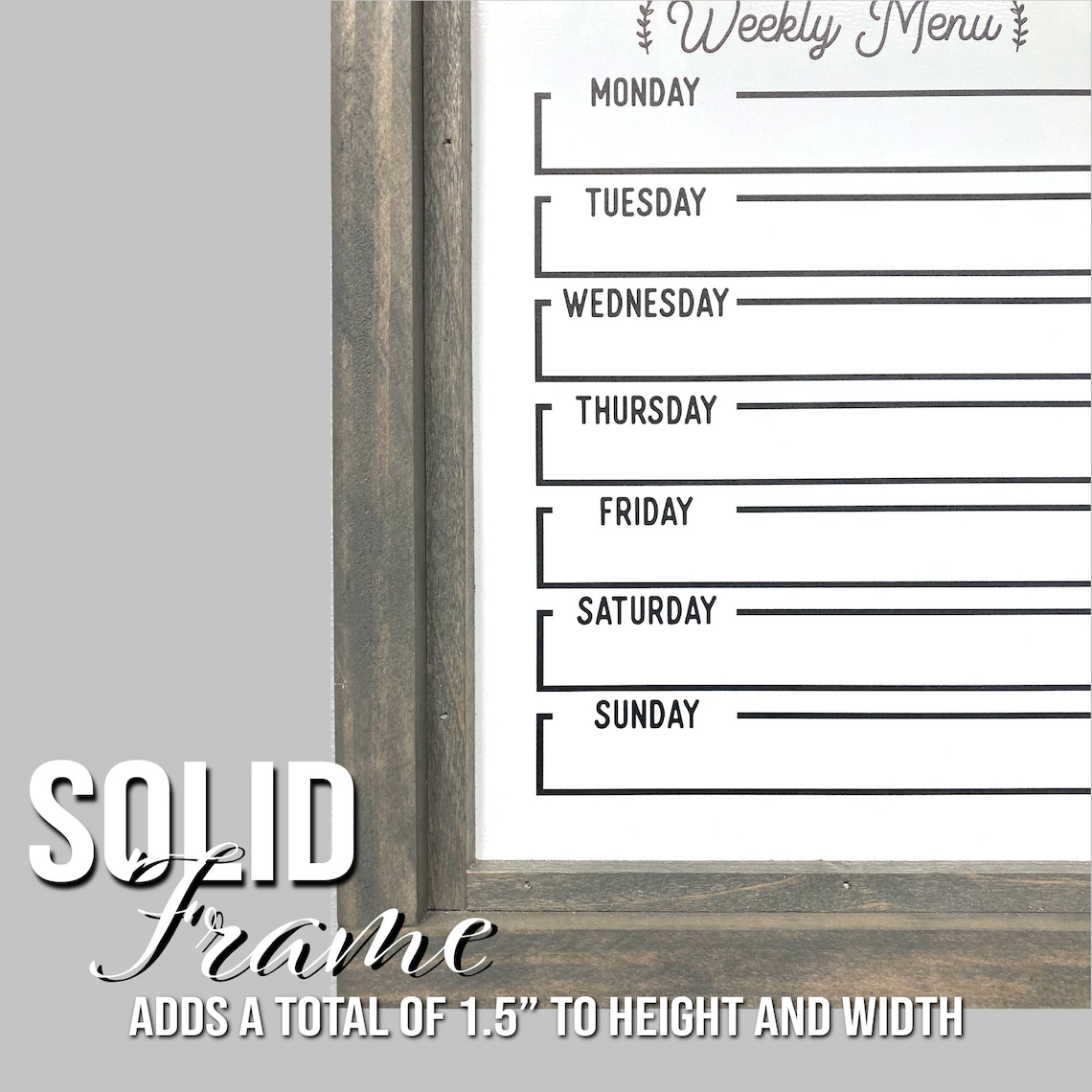 Minimalist Weekly Planner, Get Shit Done Board - Image 3