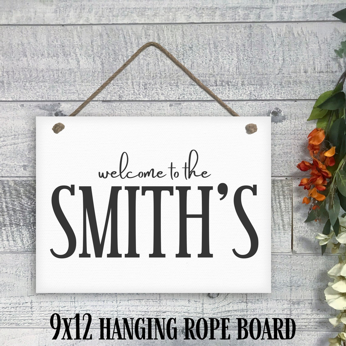 Welcome To The Nohns Personalized Family Name Entryway Sign Poster - Image 2