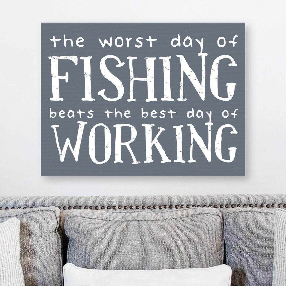 Worst Day Of Fishing Beats Best Day Of Working Angler Poster - Image 3