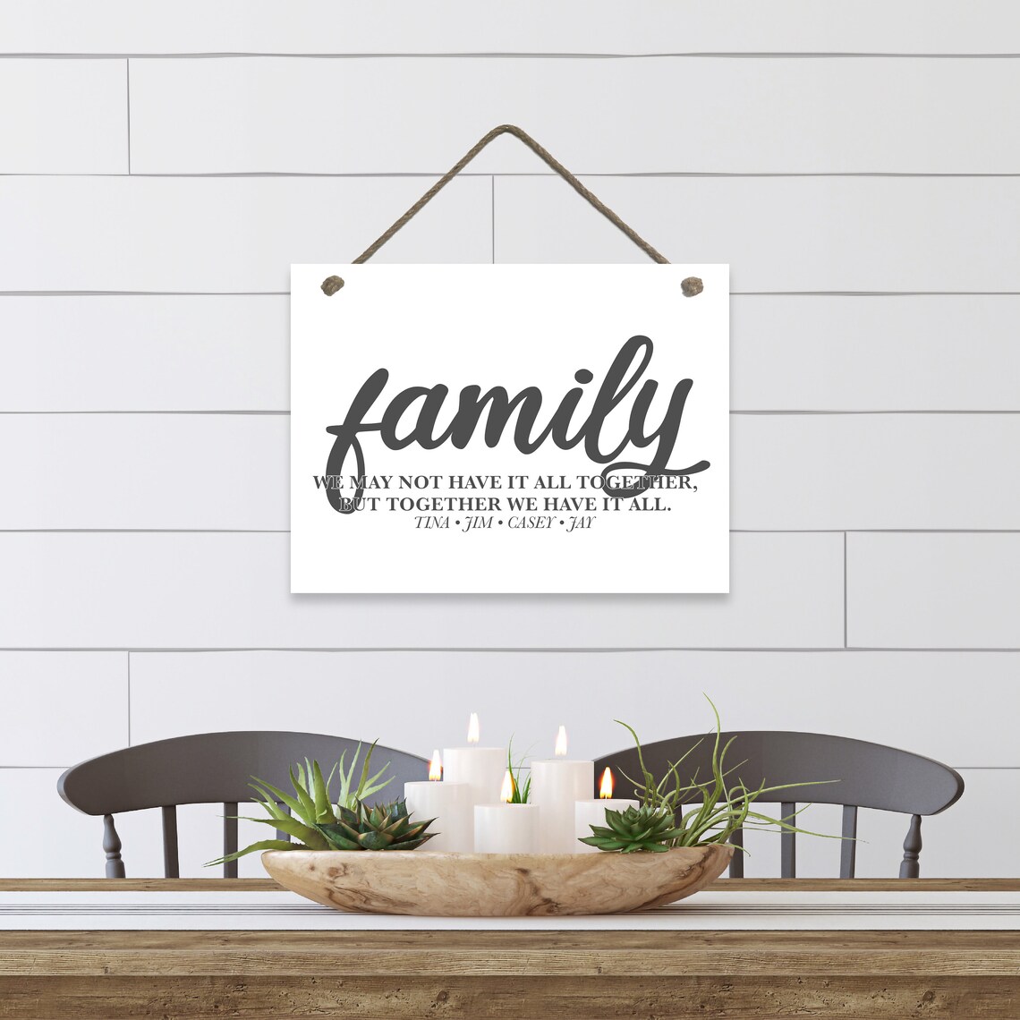 We May Not Have It All Together, Family Sign Print - Image 2