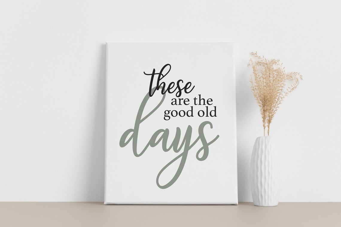 These Are The Good Old Days, Modern Farmhouse Art Print - Image 3