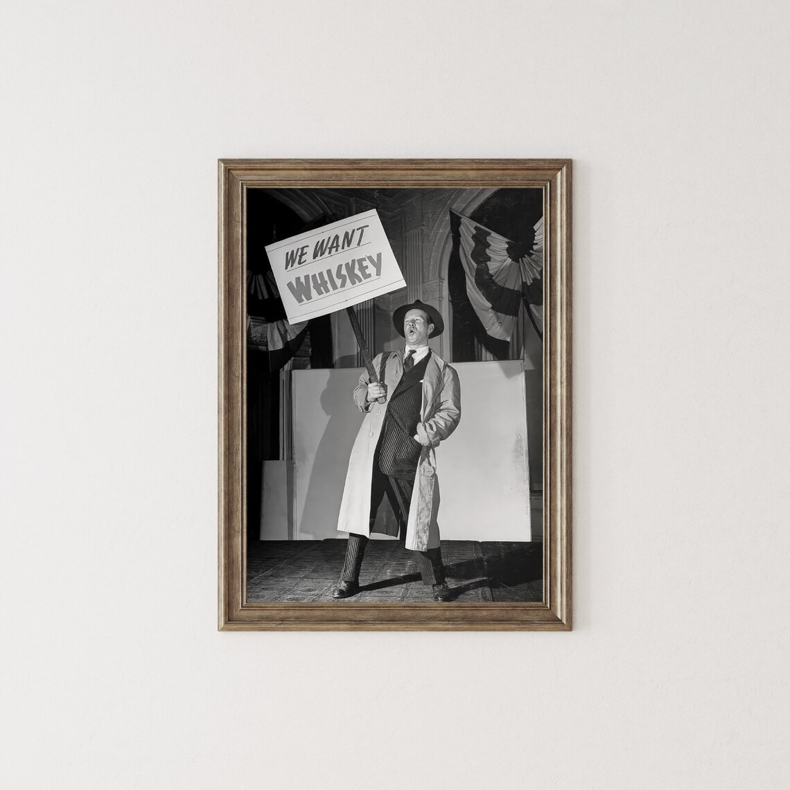 We Want Whiskey Vintage Prohibition Art Print - Image 2