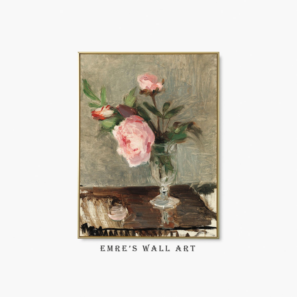 Vintage Flower Painting Print Vintage Rose Print Roses Art Print Still Life Oil Painting Vintage Art