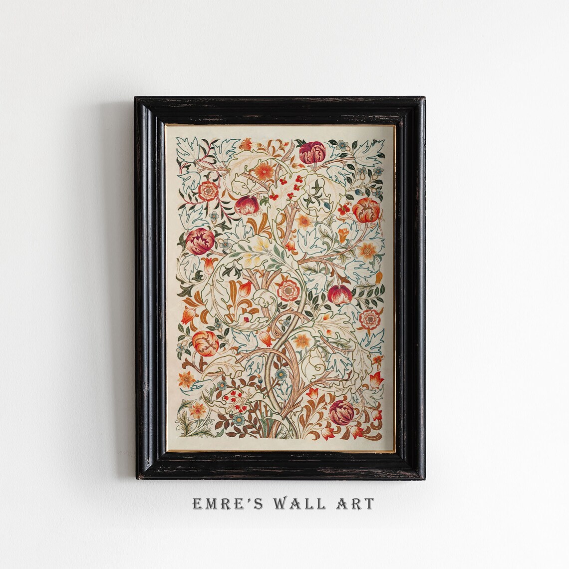 Antique Tapestry Vintage Botanical Art Print - Image 2