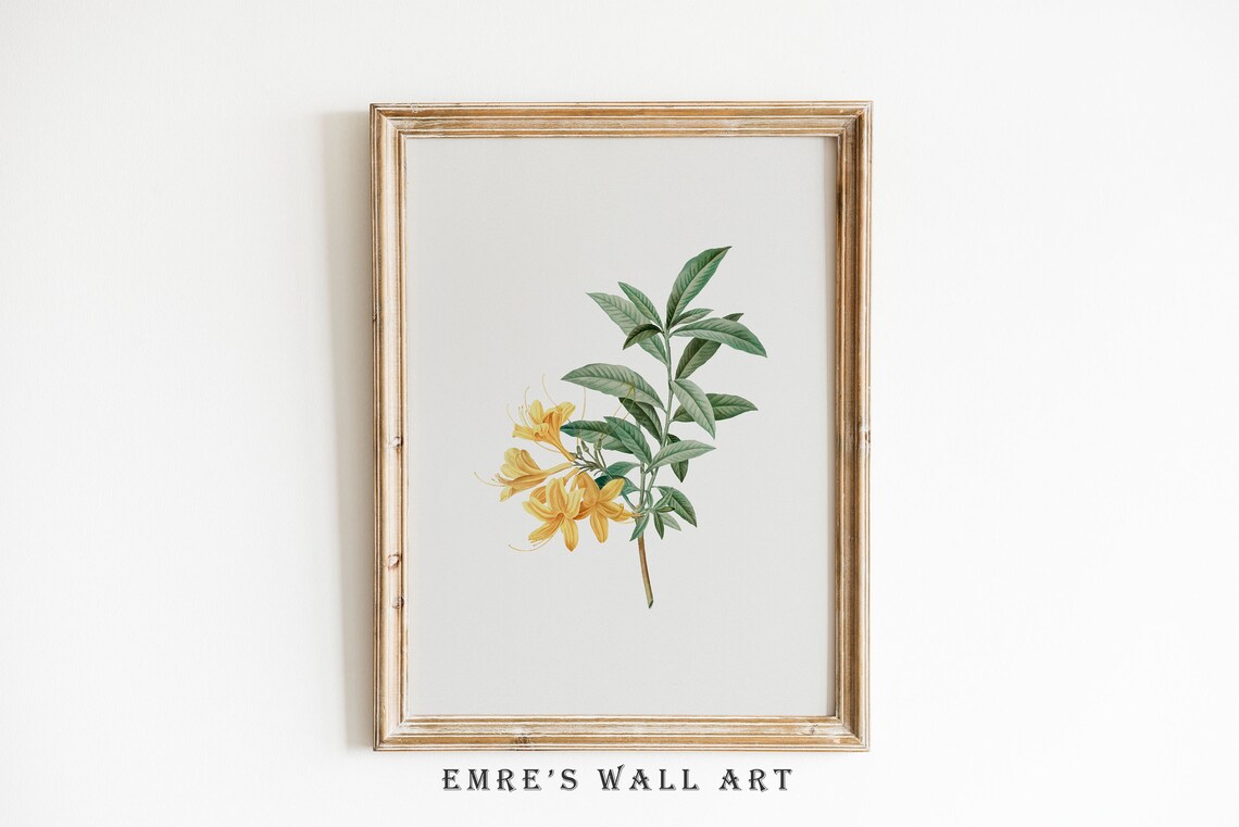 Green Botanical Floral Market Art Print Set - Image 2