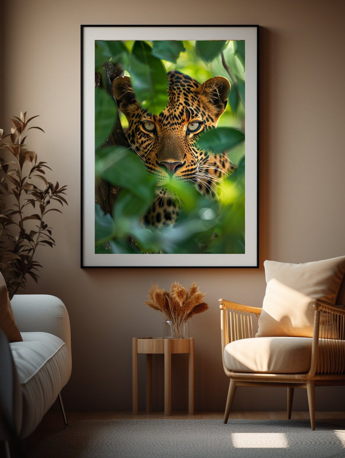 Leopard Print Jungle Cat Art Print, Animal Decor - Image 6