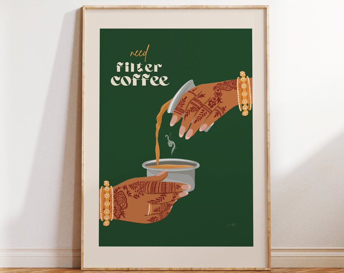 Filter Coffee - Retro Pop Art