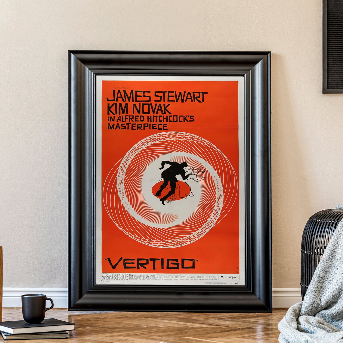 Vintage Vertigo Movie Poster Retro Film Poster Alfred Hitchcock Movie Wall Art Cool Home Decor - Image 3