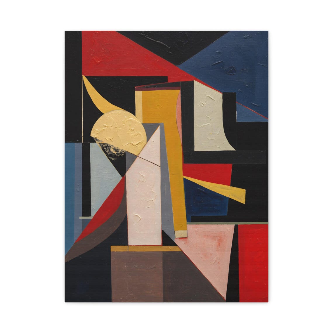 Modern Abstract Wall Art Geometric Decor Contemporary Home Decoration Art For Living Room Gift For Art Lovers - Image 2