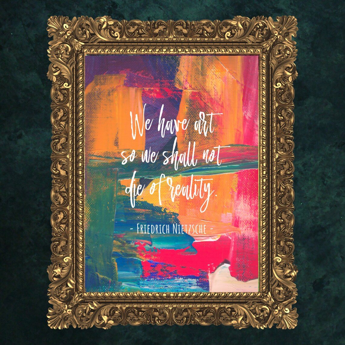Nietzsche Quote Art Print, Creative Studio Wall Decor - Image 2