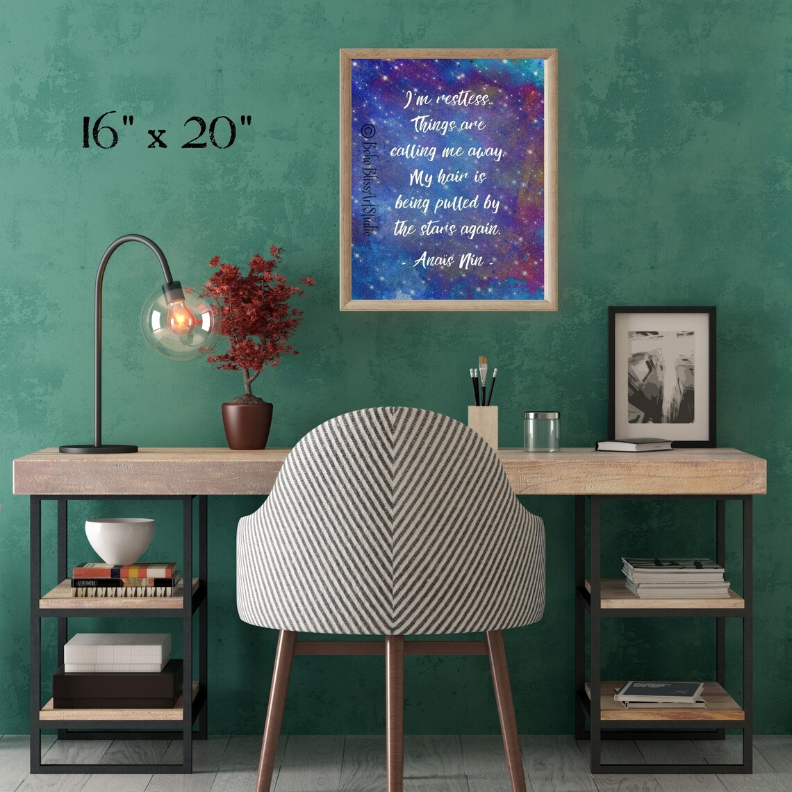 Anaïs Nin Quote, Inspirational Typography Wall Art Print - Image 2